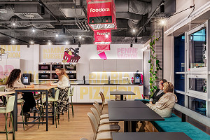Foodora iroda — Iroda, 2024, MádiLáncos Studio tervezése